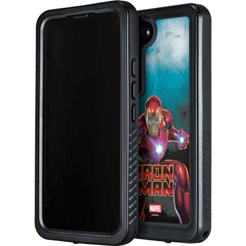 Marvel Iron Man Repulsor Blast Galaxy S24 Plus Waterproof Case